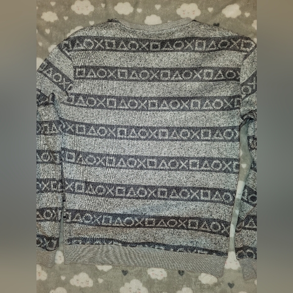 PlayStation fleece "Ugly Christmas Sweater" men's size M - Picture 2 of 2